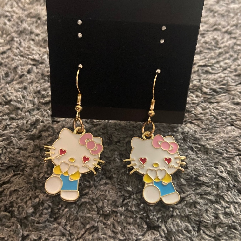 Handcrafted Hello kitty earrings (pick one) - Picture 7 of 13